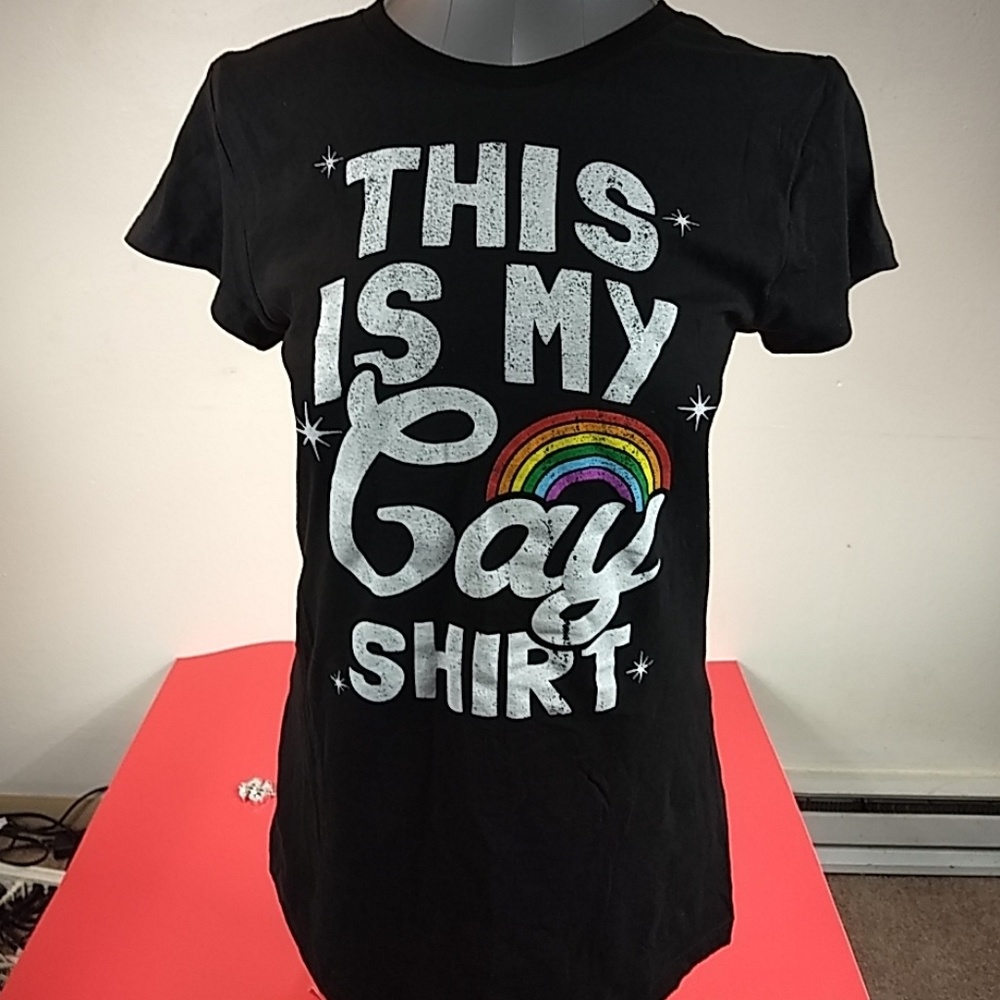This is my Gay Shirt tshirt from Spencer's
